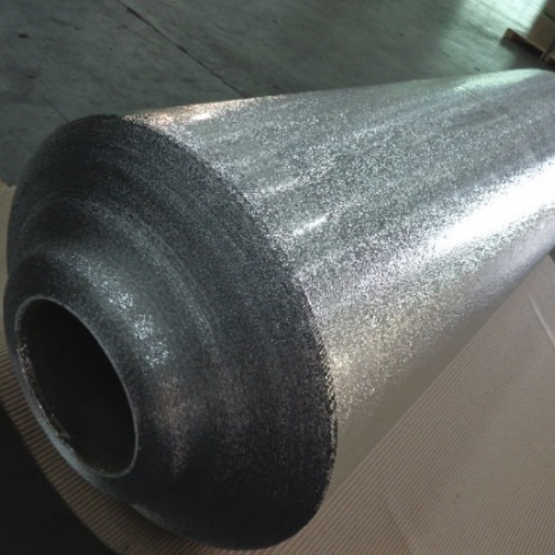 Feuille et bobine en relief en aluminium